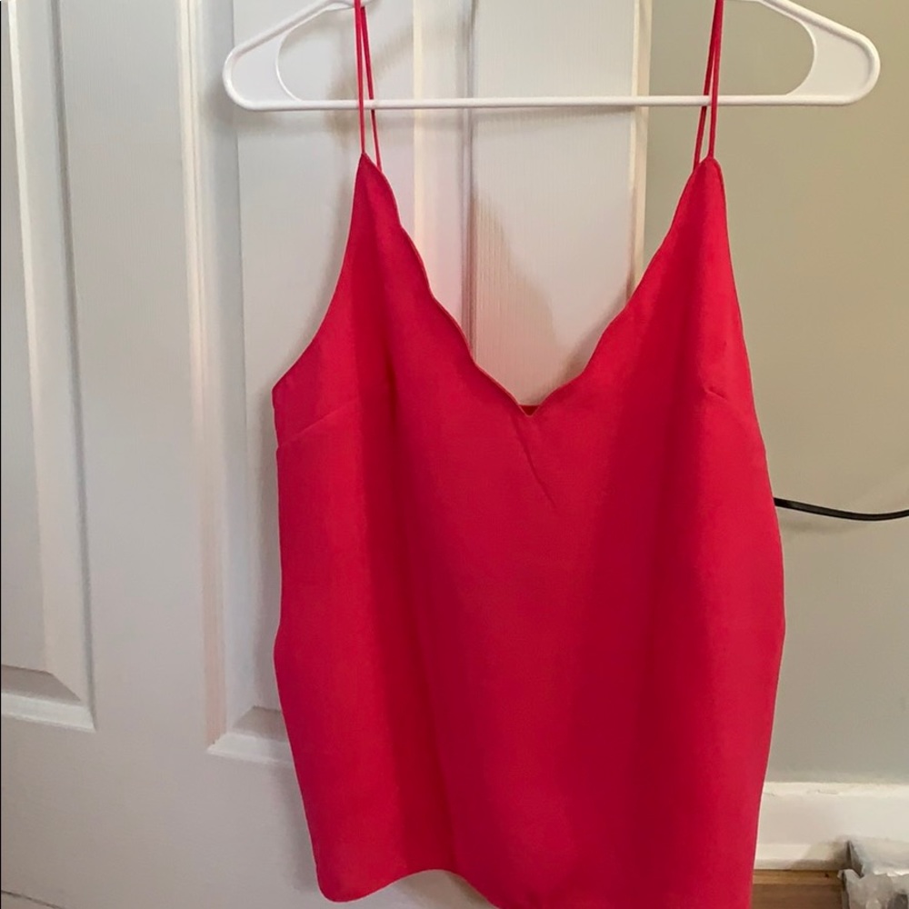 Top shop scallop camisole